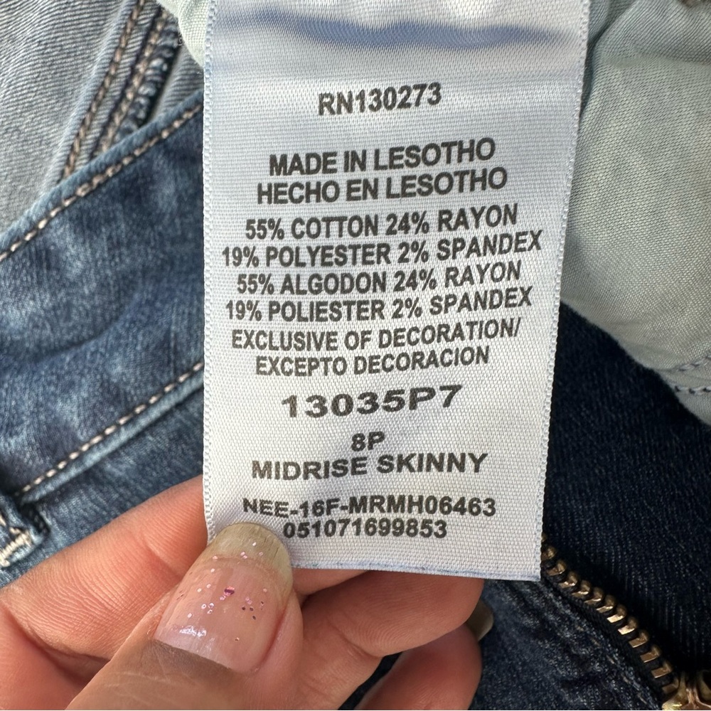 Riders By Lee, Curby Fit Skinny, size 8.
SKU 116. - Picture 12 of 12